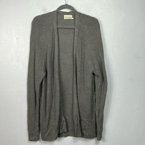 Urban Outfitters Gray Long Open Front Cardigan Small